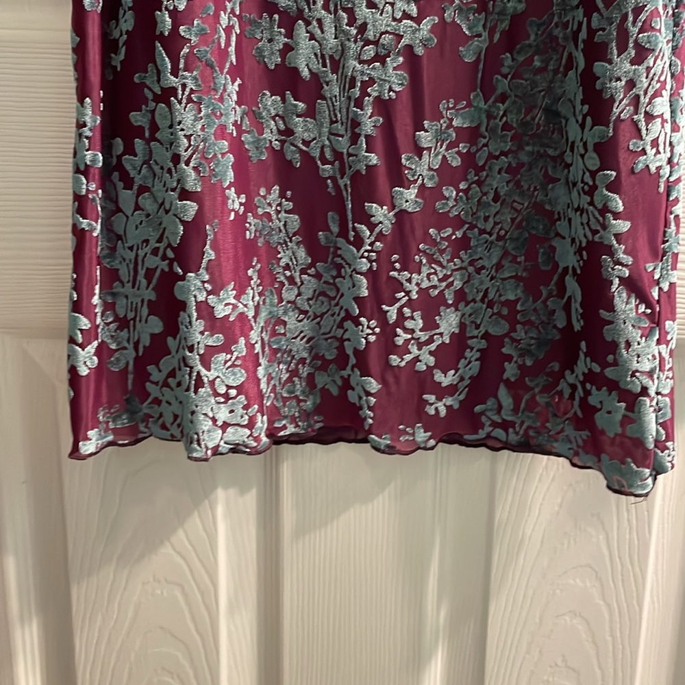 Le Lis Purple and Gray Maxi Skirt - Picture 2 of 5